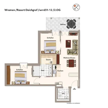 Apartmán Deichgraf Deichgraf 31-12 Wremen
